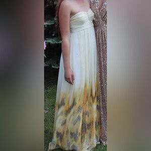 Aidan Mattox Elegant Strapless Dress